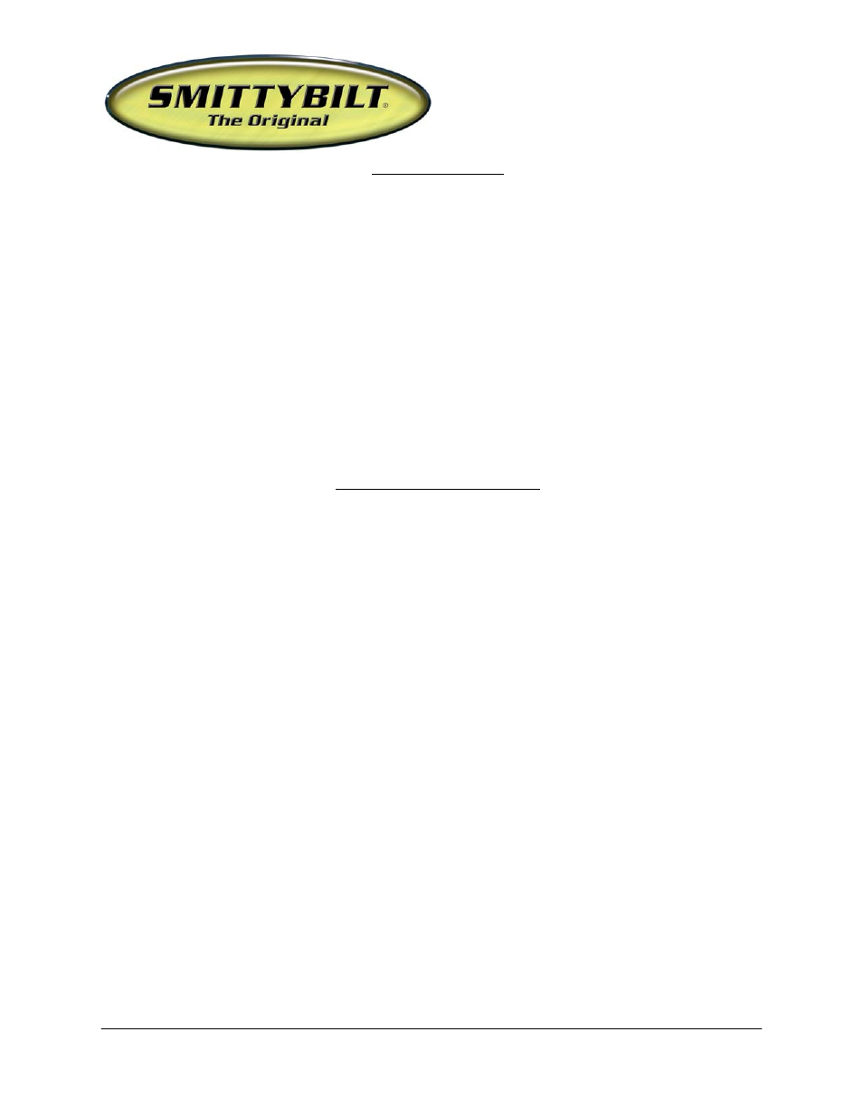 Installation instructions, 2007 jeep jk src rear bumper | Smittybilt SB76612 SRC Bumper User Manual | Page 4 / 4