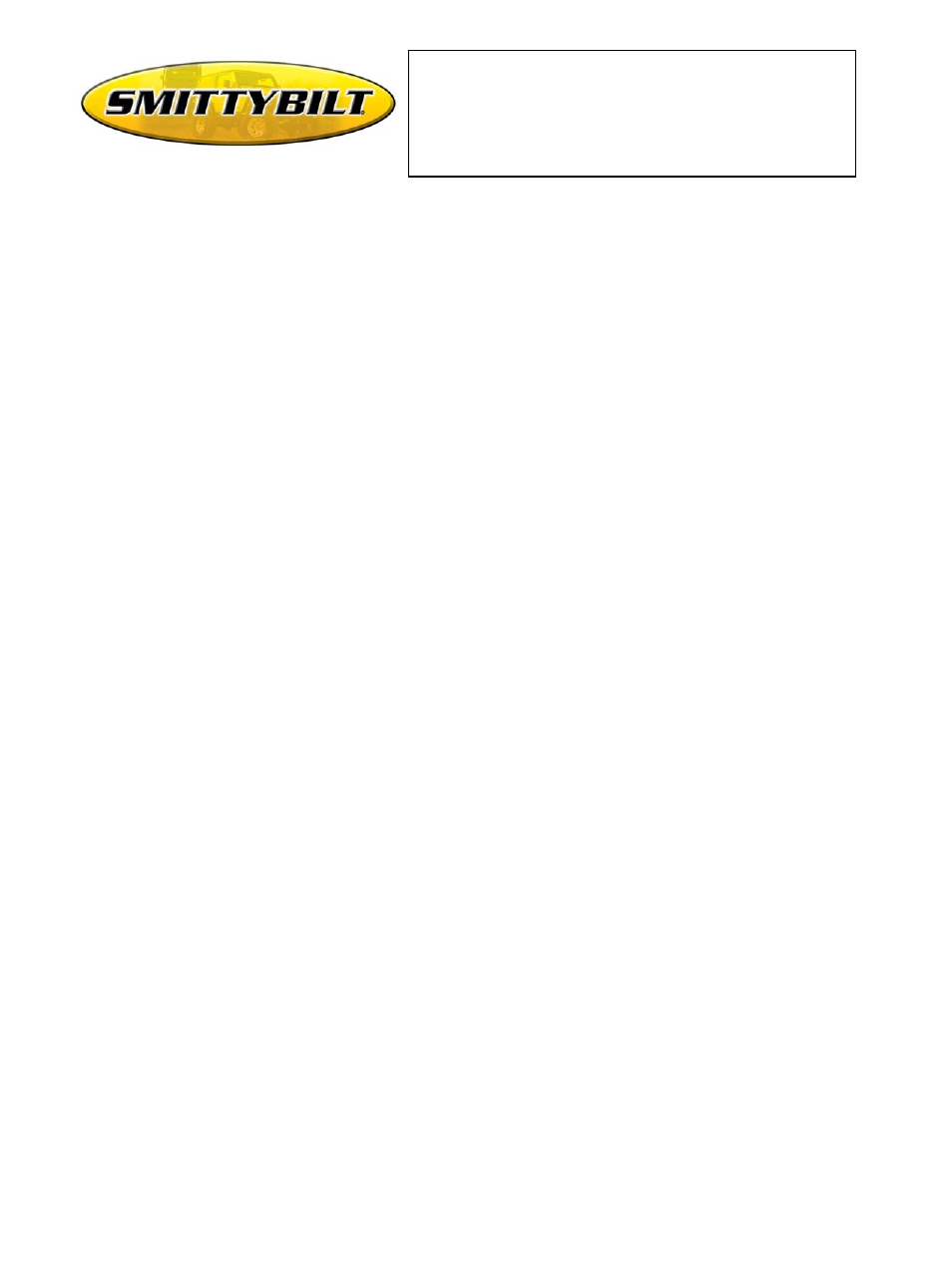 Installation instructions | Smittybilt 76611 Rock Crawler Rear Bumper User Manual | Page 2 / 2