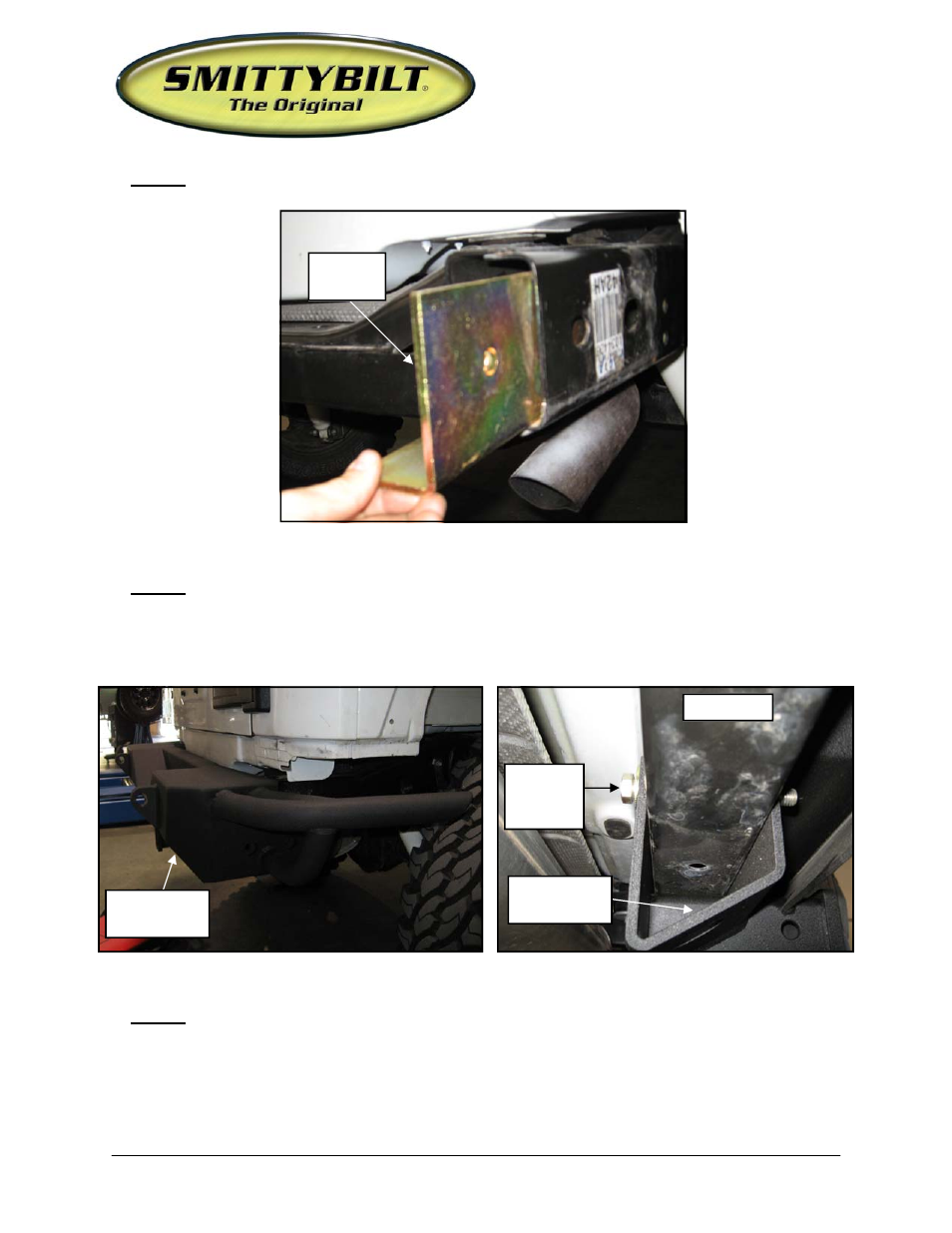 Installation instructions | Smittybilt SB76856 XRC Bumper User Manual | Page 2 / 6