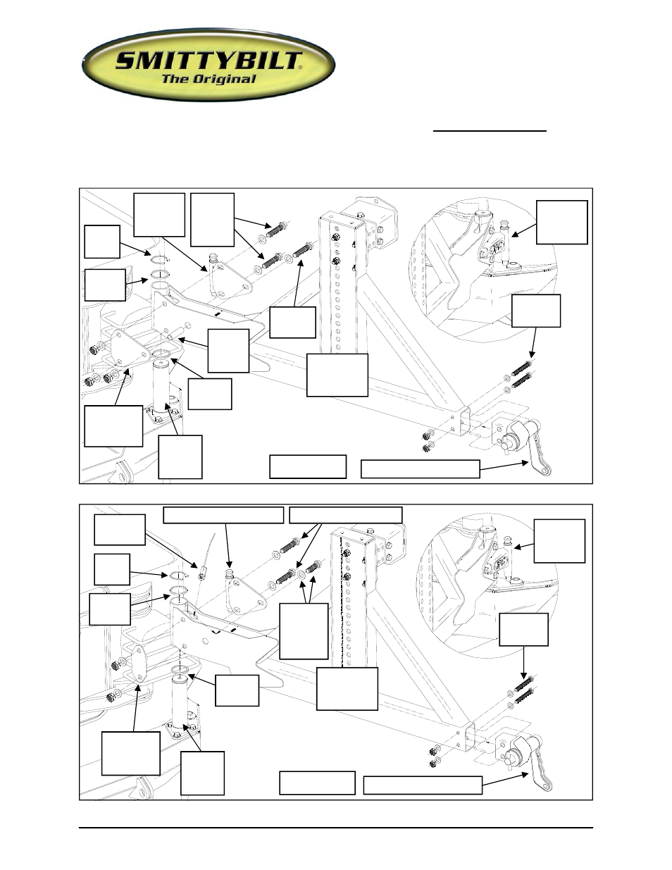 Installation instructions | Smittybilt SB76654 Rear Bumper User Manual | Page 3 / 10