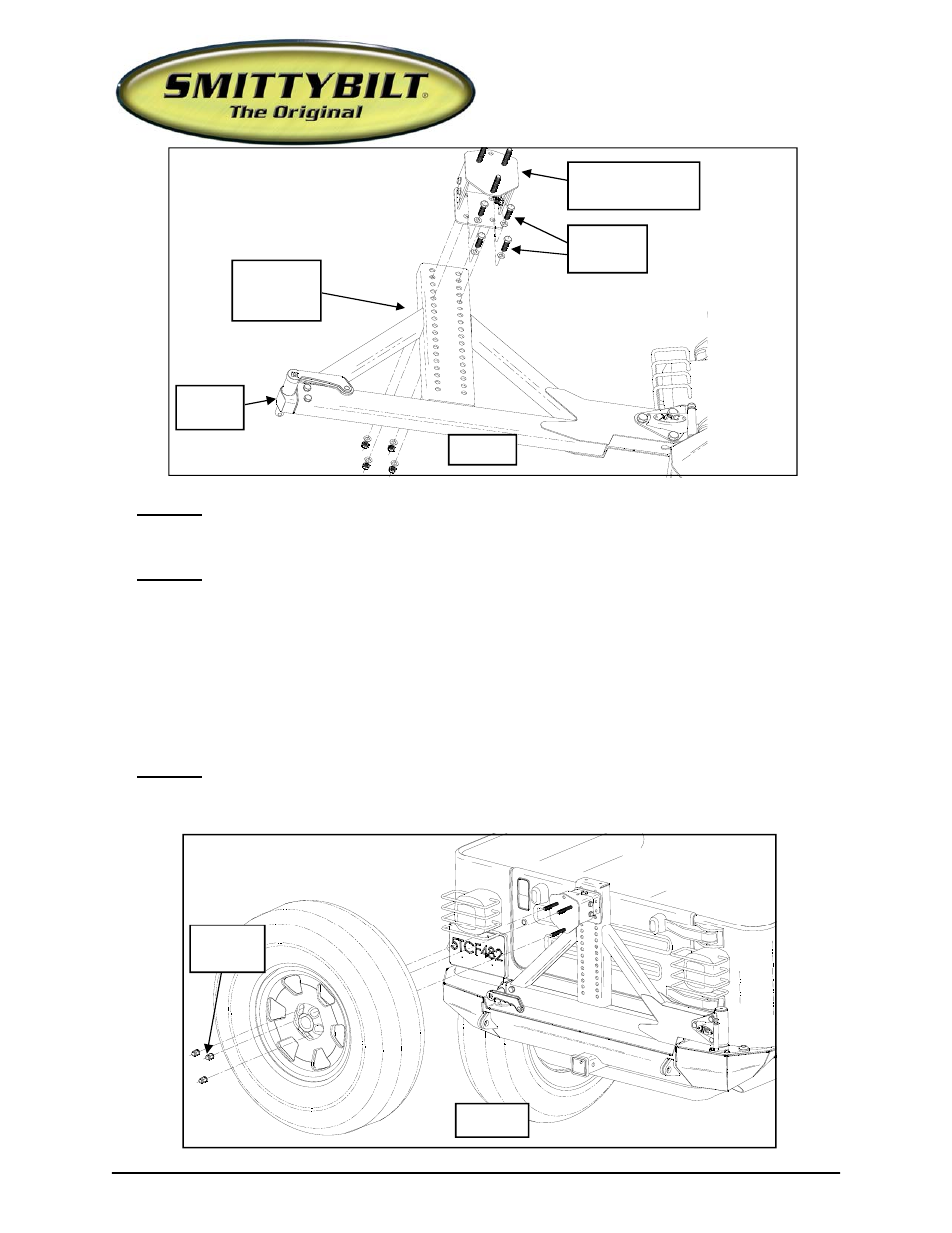 Installation instructions | Smittybilt SB76654 Rear Bumper User Manual | Page 5 / 10