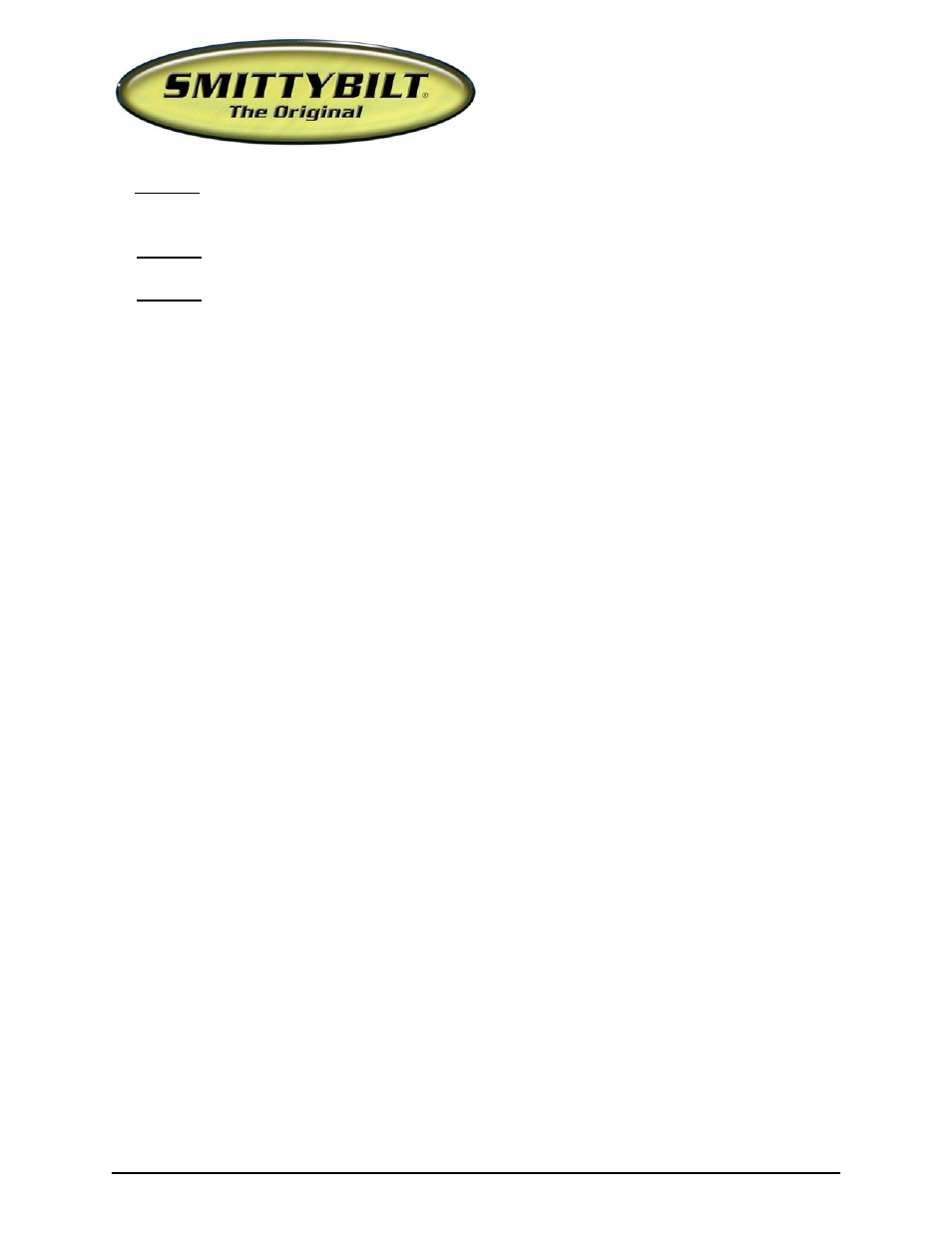 Installation instructions | Smittybilt SB76654 Rear Bumper User Manual | Page 6 / 10