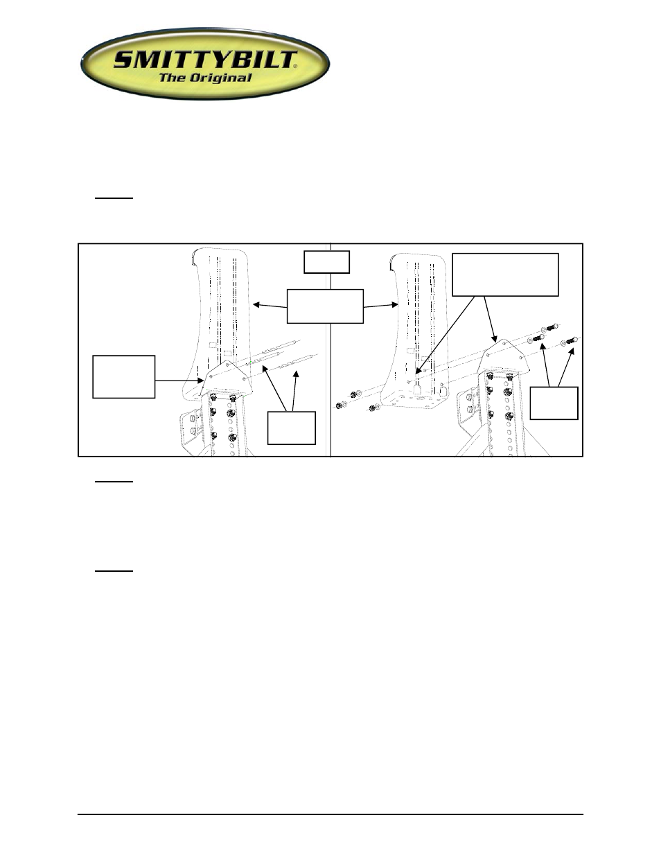 Installation instructions | Smittybilt SB76654 Rear Bumper User Manual | Page 8 / 10