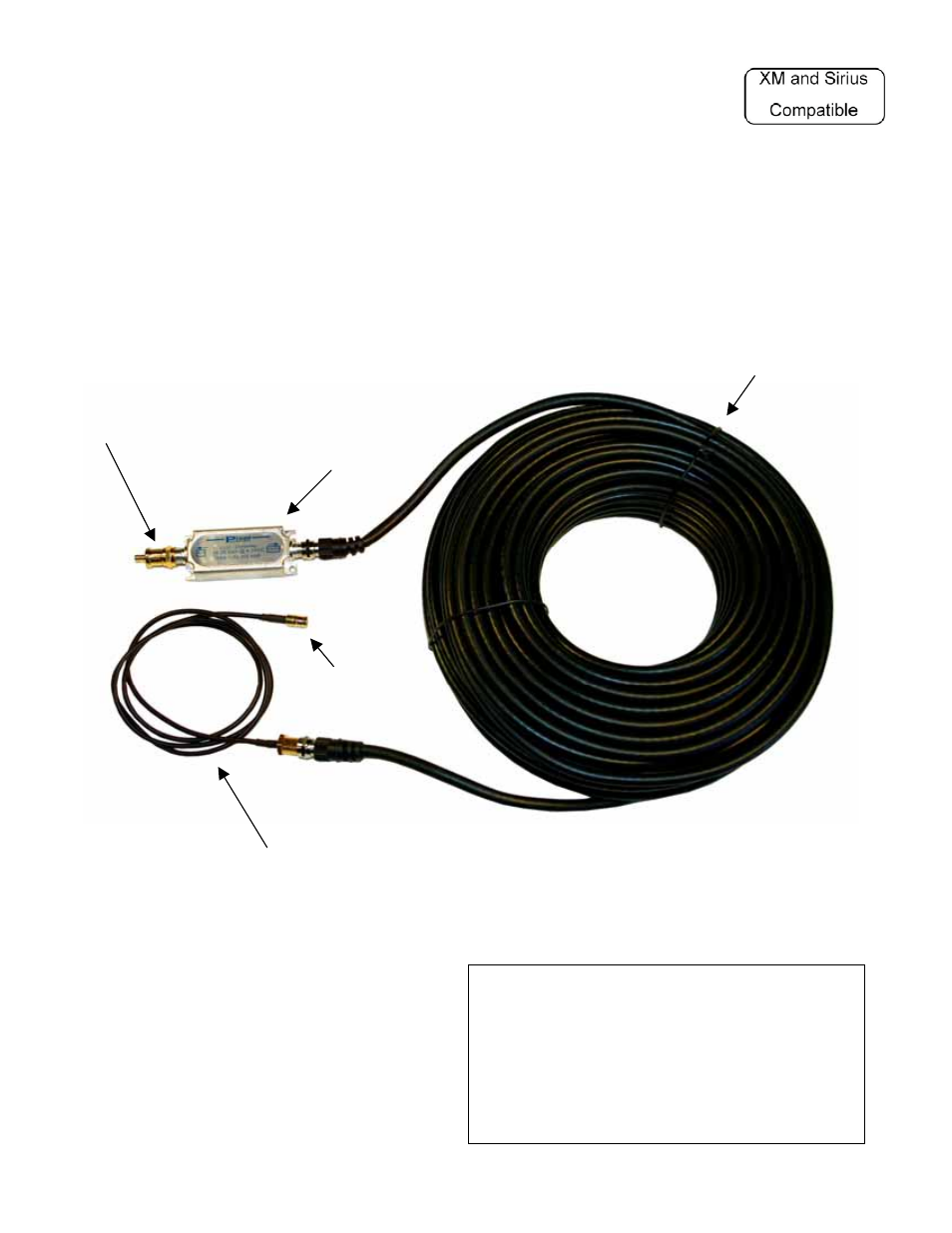 Antex electronic RG-6 Extension Cable PRO-100 User Manual | 1 page