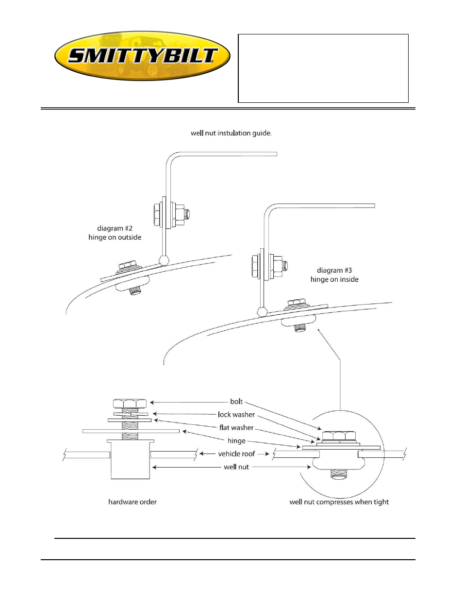 Installation instructions | Smittybilt AM12 Defender Rack Adjust-A-Mount User Manual | Page 4 / 5