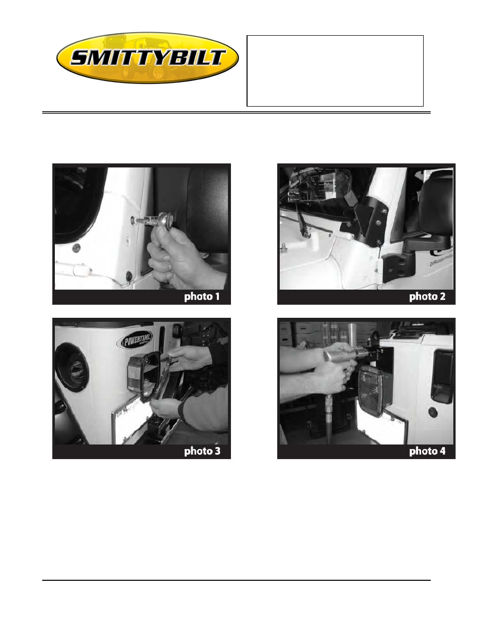 Installation instructions | Smittybilt 90112B EXPEDITION RACK User Manual | Page 3 / 5