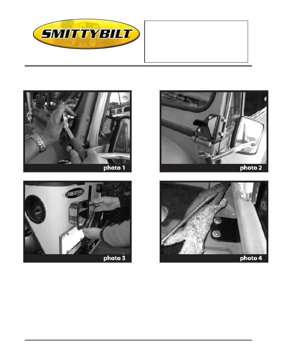 Installation instructions | Smittybilt 90111B EXPEDITION RACK User Manual | Page 3 / 5
