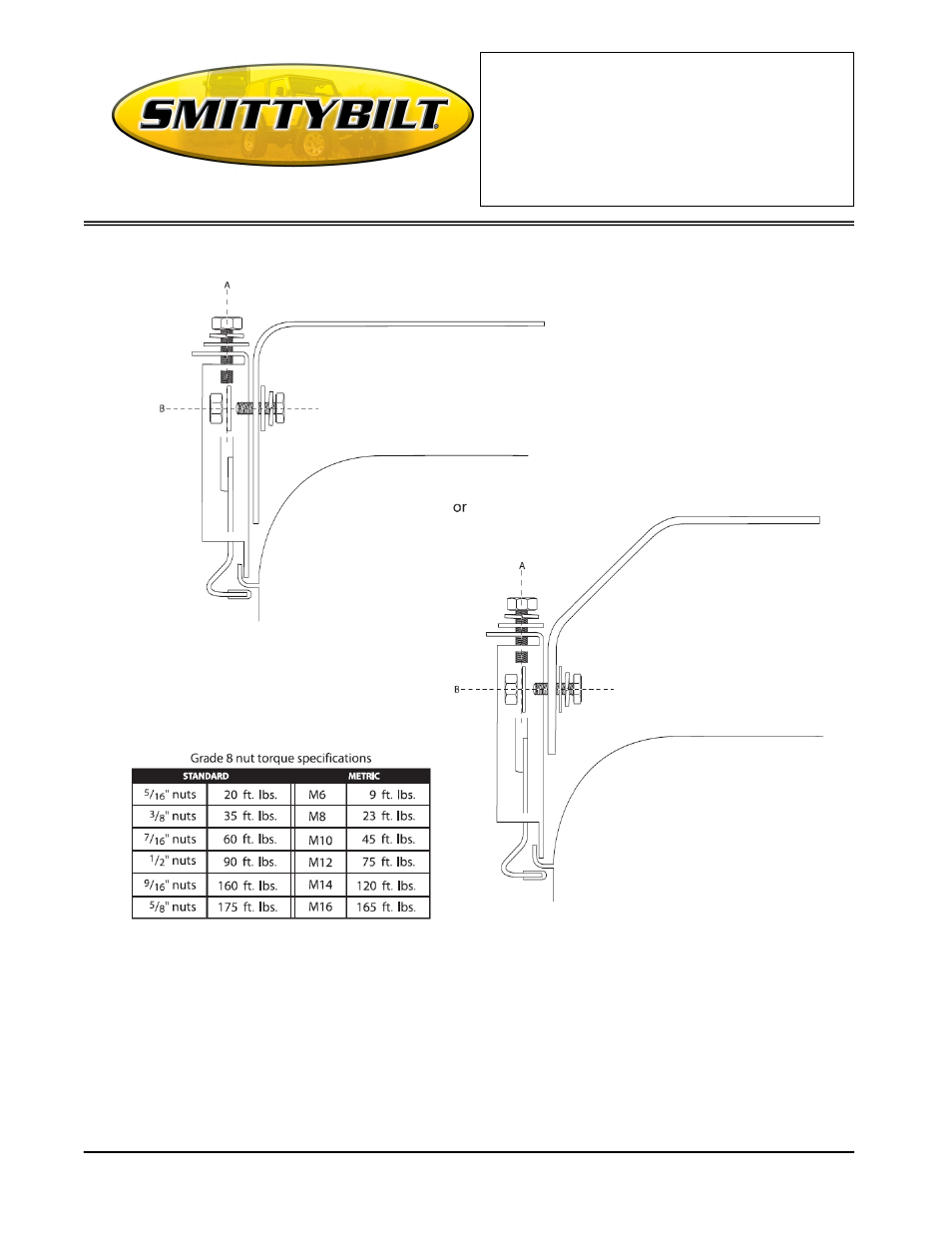 Installation instructions defender rack mounts, Universal | Smittybilt HD-xx Defender Rack Mounts User Manual | Page 3 / 4