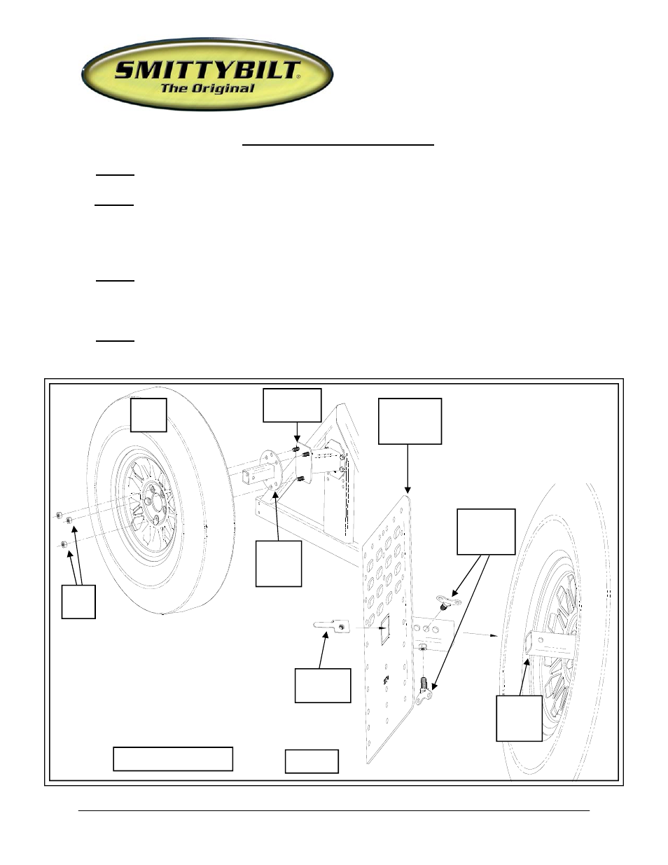 Installation instructions, Part # sb2740), I-rack | Smittybilt 2740 I-Rack User Manual | Page 2 / 6