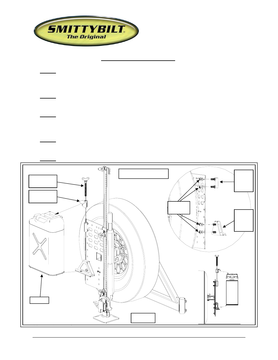 Installation instructions, Part # sb2740), I-rack | Smittybilt 2740 I-Rack User Manual | Page 4 / 6