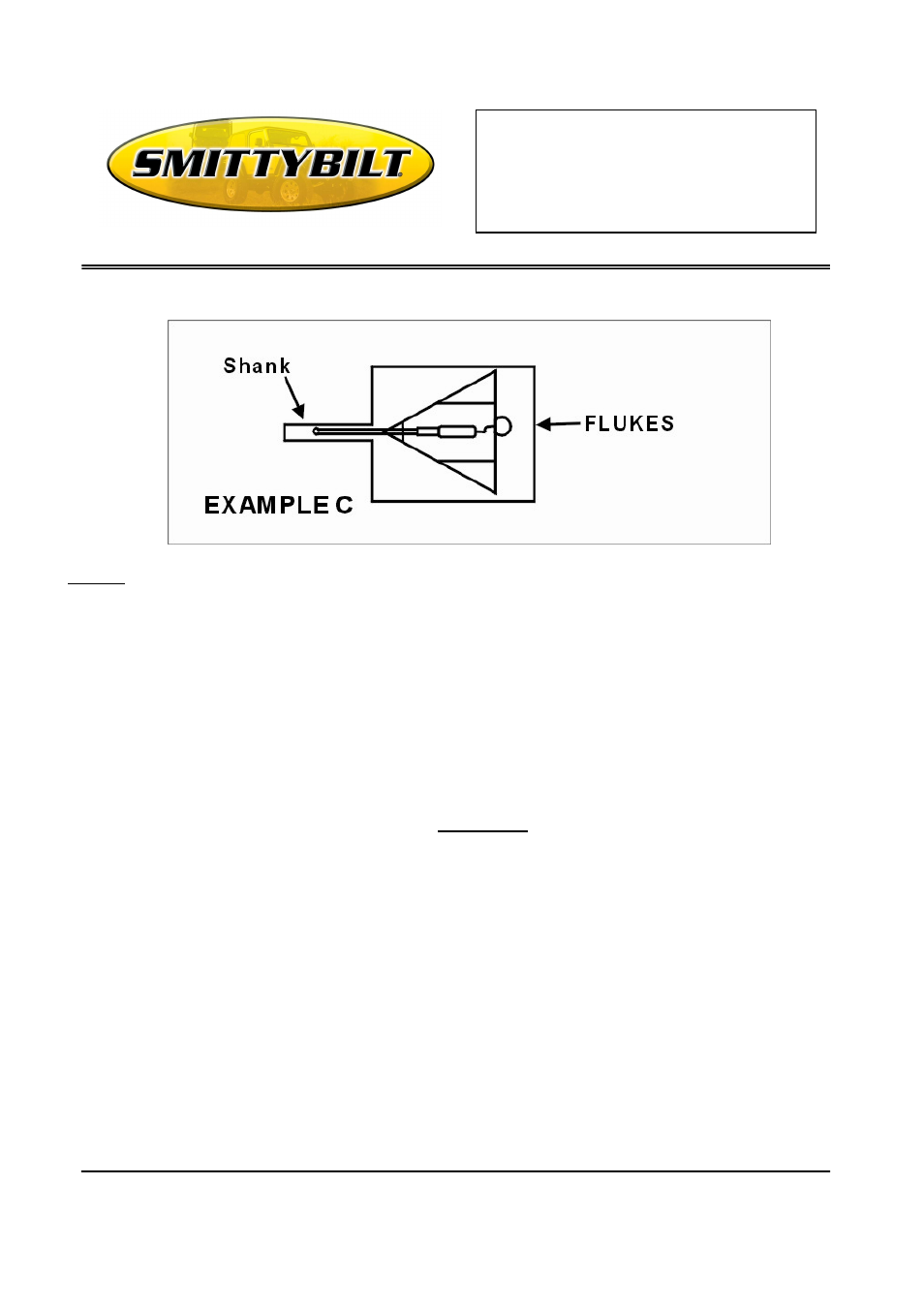 Ground anchor part # 2727 (universal), Installation instructions | Smittybilt 2727 Ground Anchor User Manual | Page 4 / 6