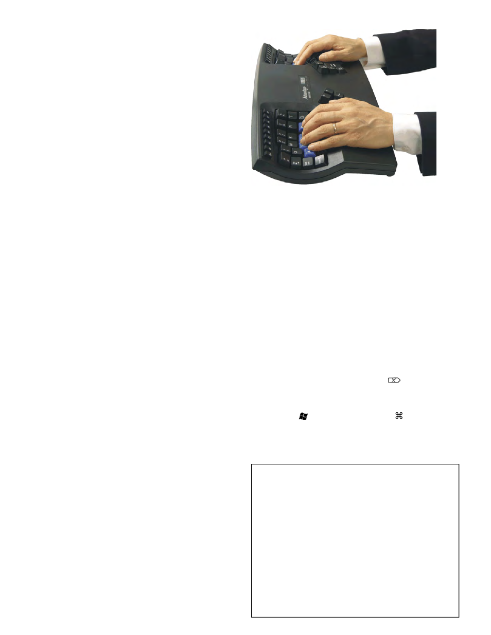 Kinesis KB510USB USB Contoured keyboard User Manual | 4 pages