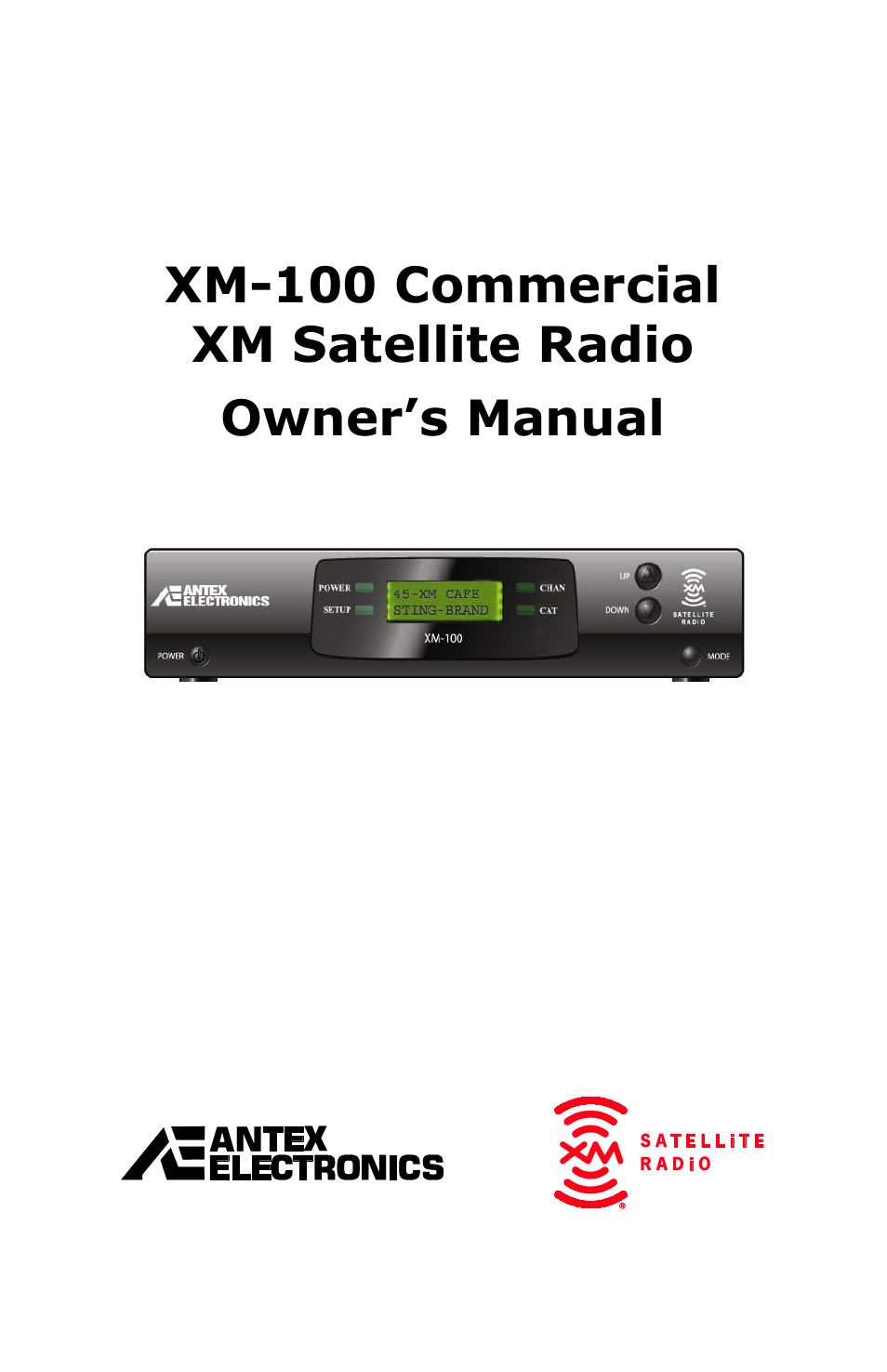 Antex electronic XM-100 User Manual | 26 pages