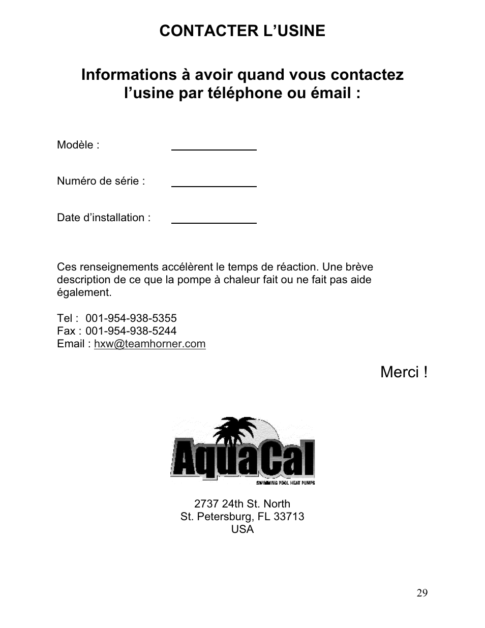 Merci | Aquacal 110 User Manual | Page 172 / 214