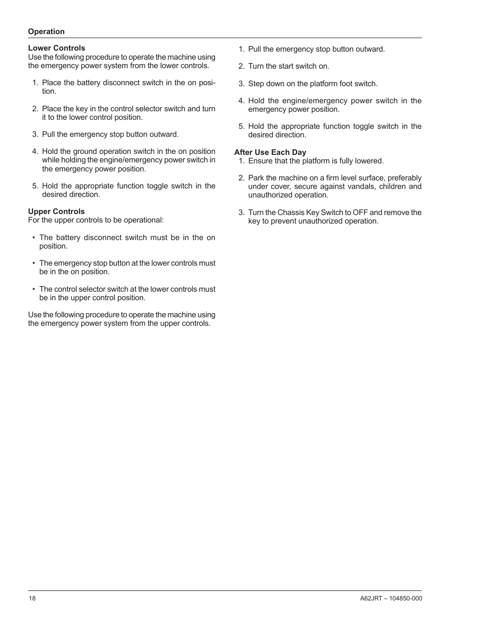 Snorkel A62JRT User Manual | Page 20 / 26