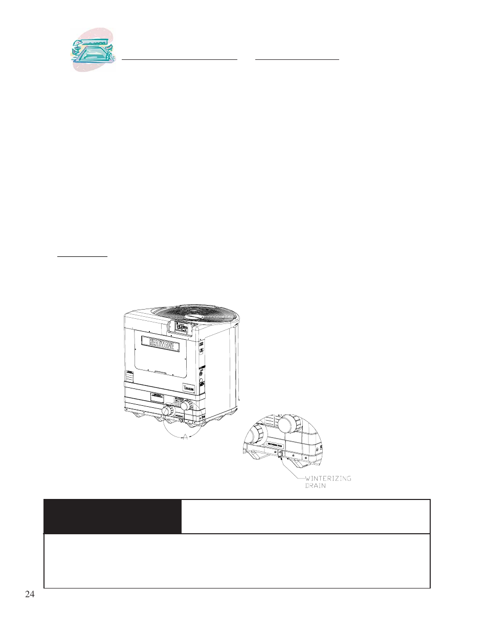 Caution, Maintenance & operation | Aquacal 100  EN User Manual | Page 24 / 65