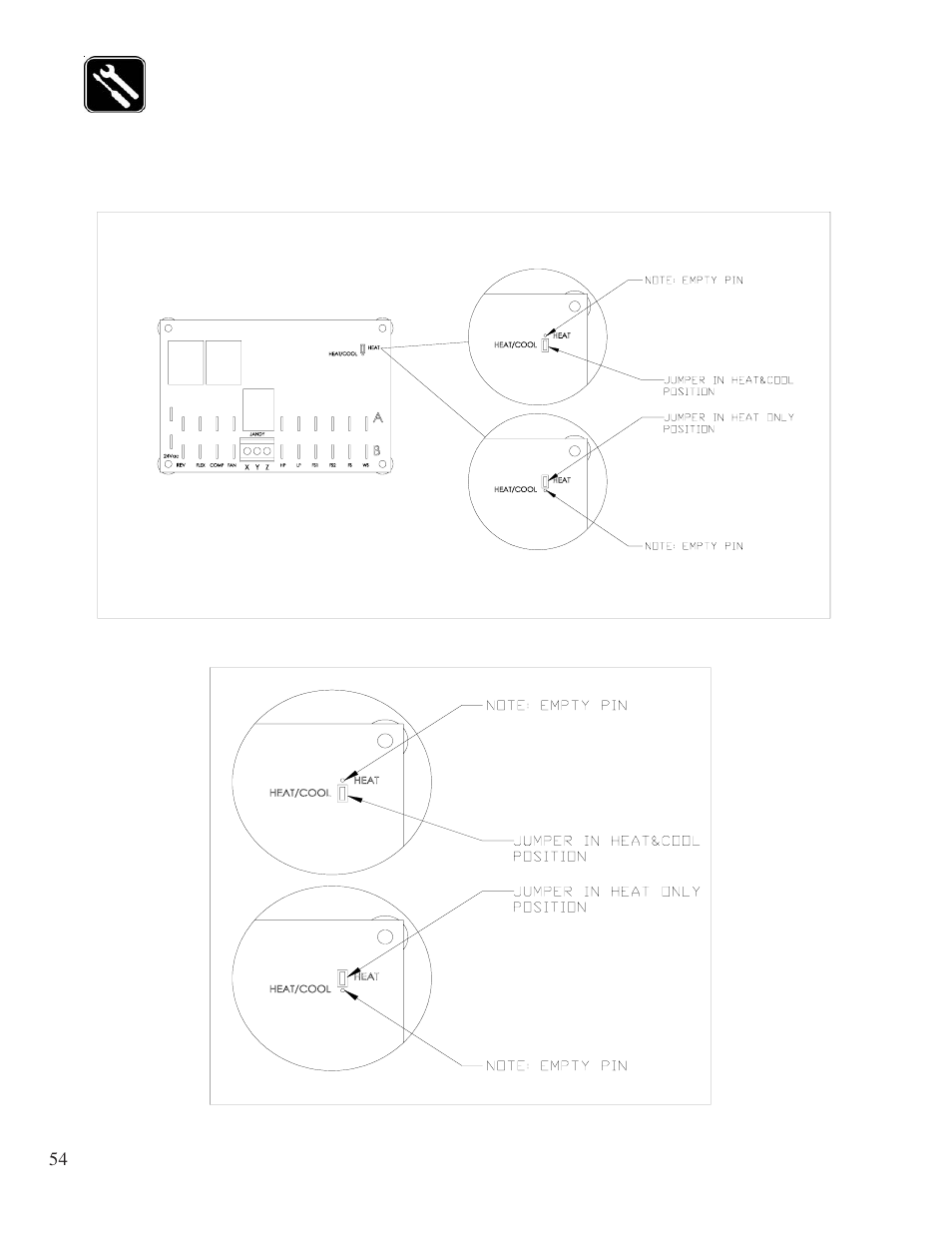 Controls configuration & adjustments | Aquacal 100  EN User Manual | Page 54 / 65