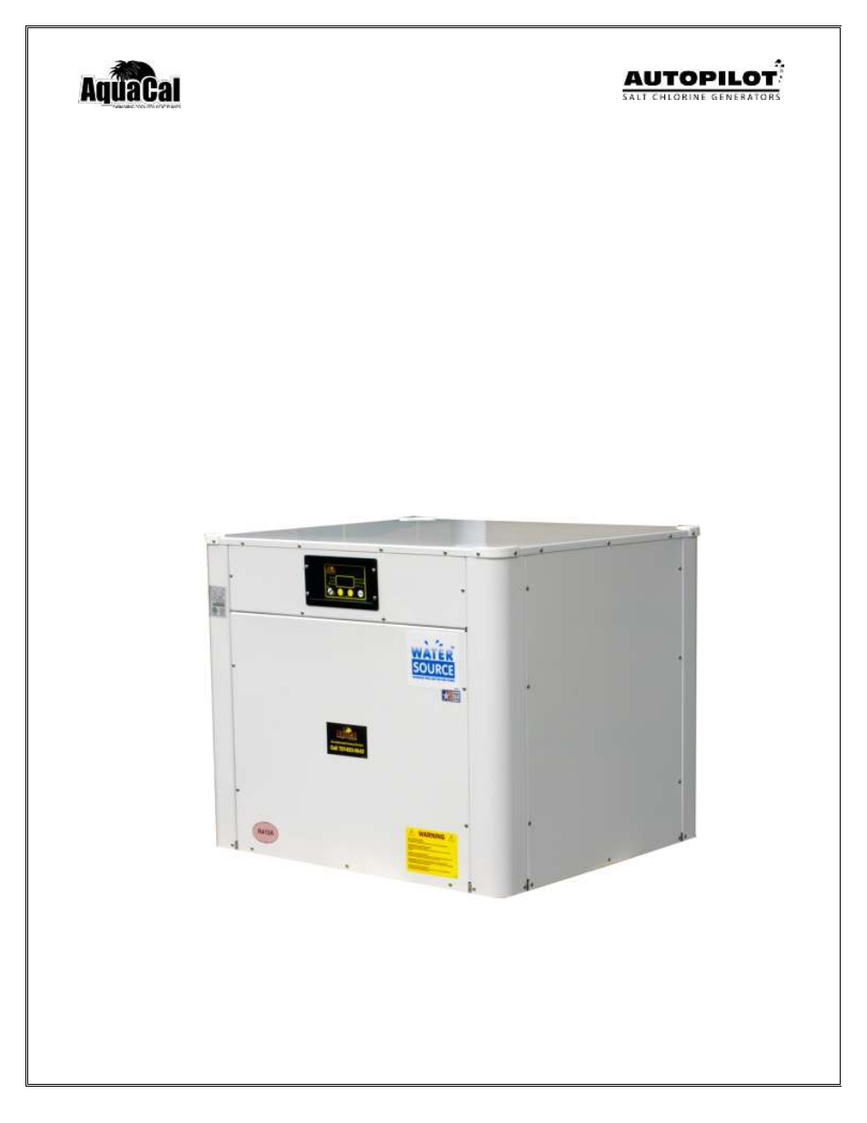 Aquacal LTM0266 User Manual | 45 pages