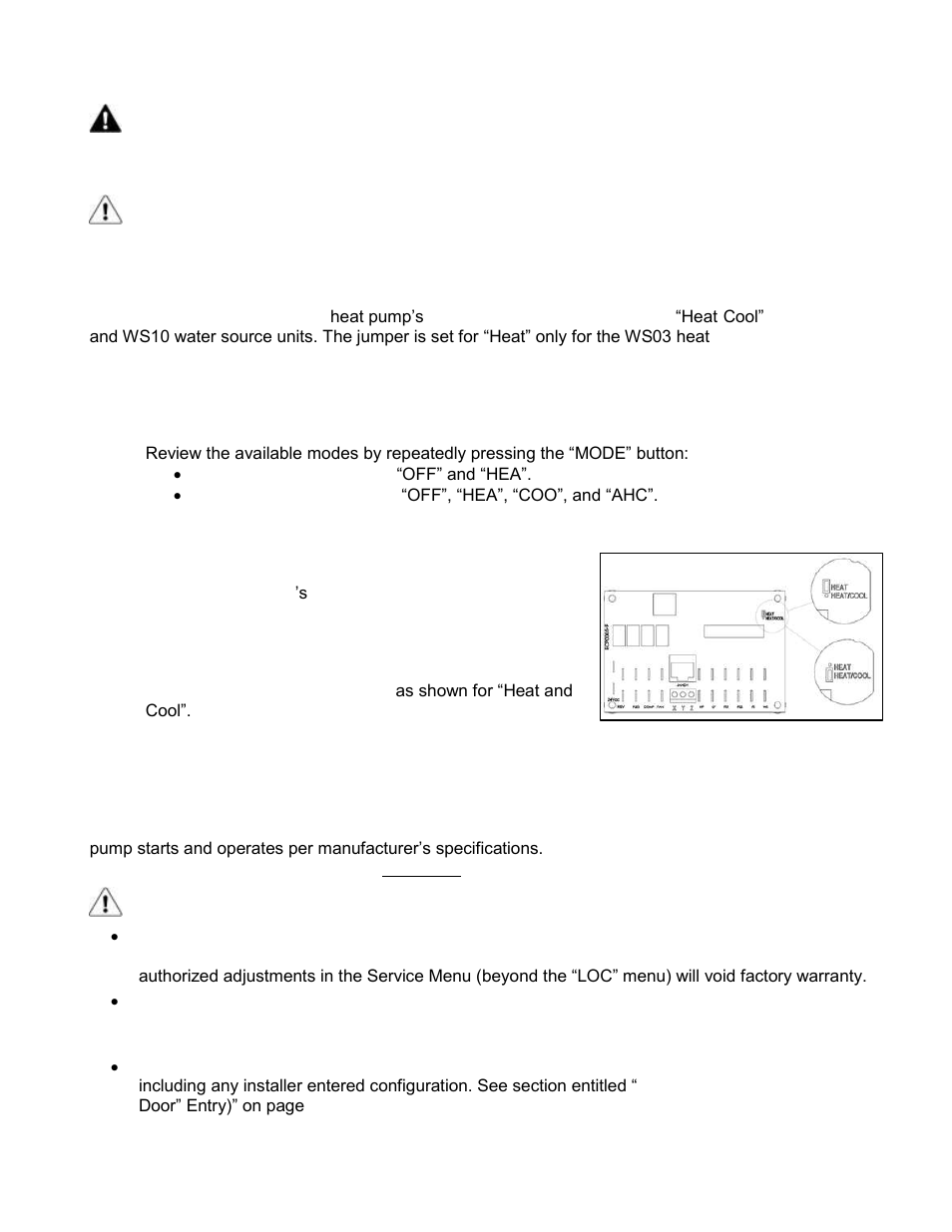 Positioning mode jumper, Programming, Figure 26 | Aquacal LTM0266 User Manual | Page 29 / 45