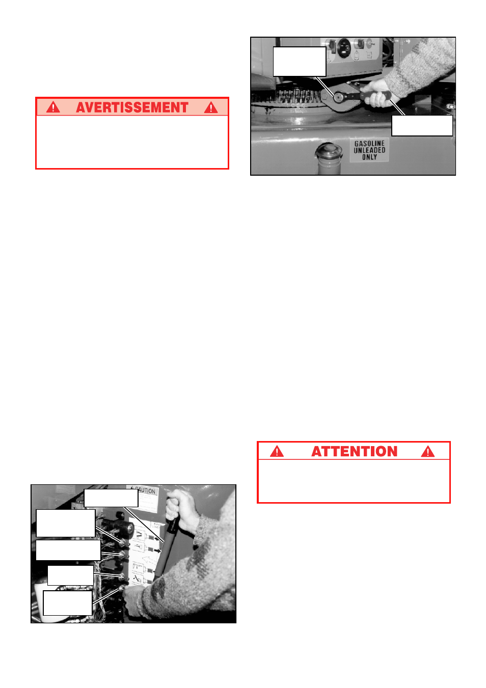 Remorquage de secours, Après utilisation, tous les jours, Recharge des batteries | Fonctionnement de secours, Abaissement du dispositif d’élévation, Rotation du revolver | Snorkel AB46 Bi-Energy User Manual | Page 17 / 46