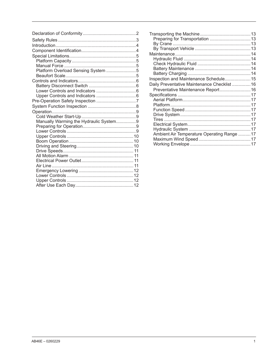 Snorkel AB46E User Manual | Page 3 / 22
