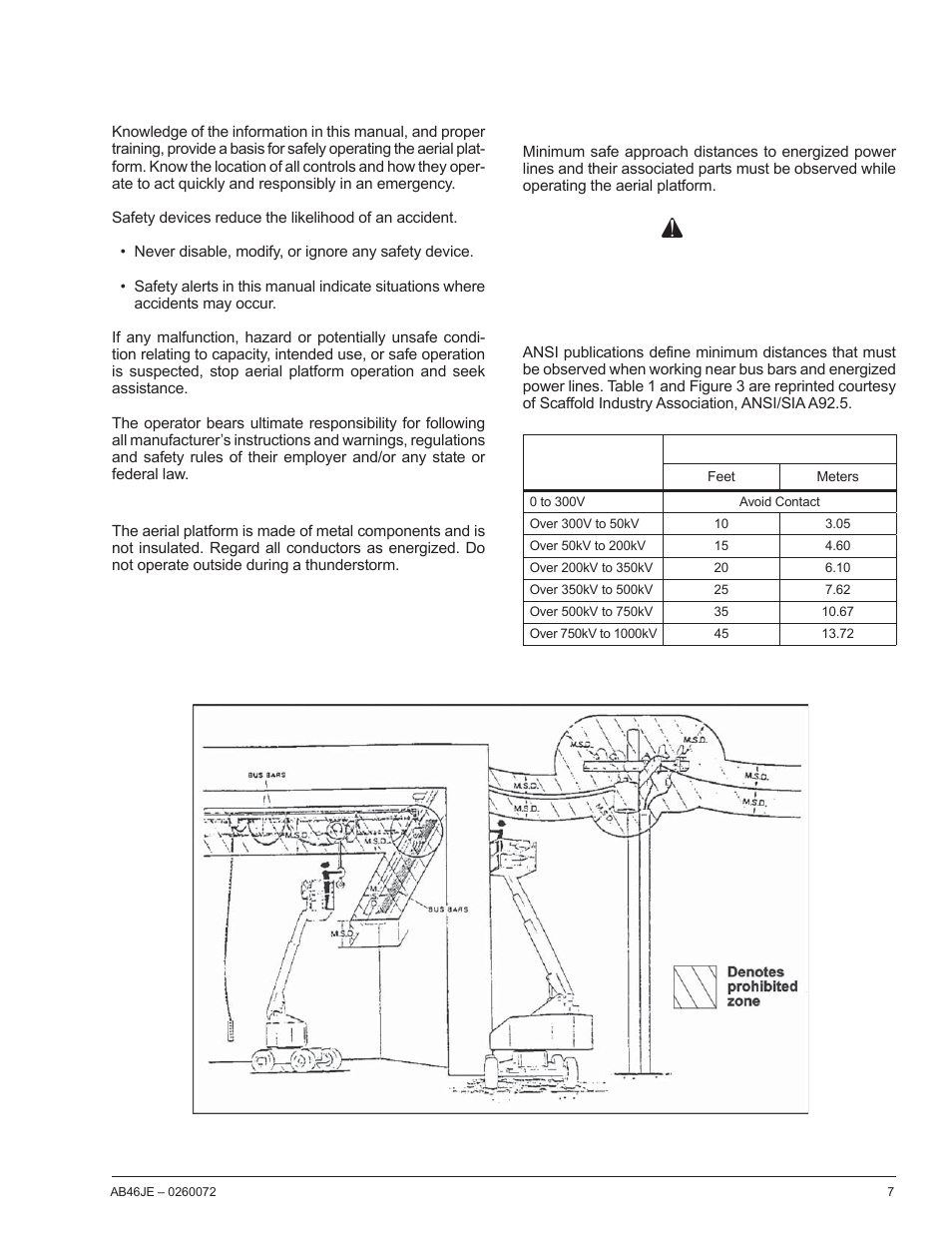 Chapter 3 – safety, Danger | Snorkel AB46JE User Manual | Page 11 / 62