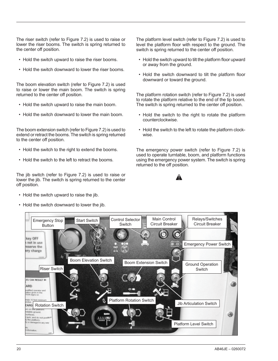 Caution | Snorkel AB46JE User Manual | Page 24 / 62