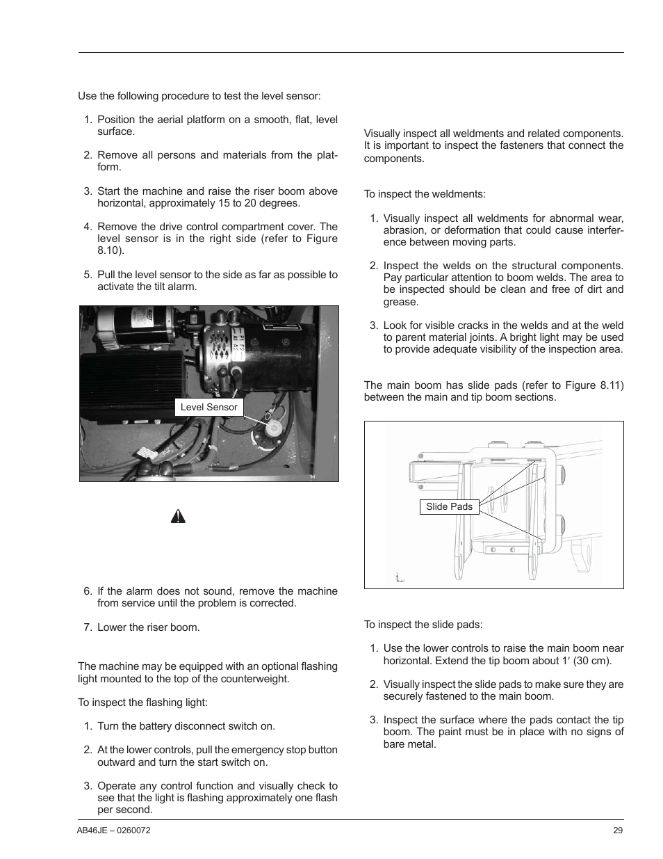 Warning | Snorkel AB46JE User Manual | Page 33 / 62
