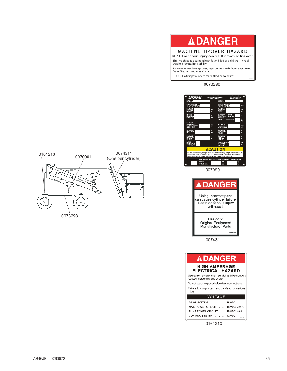 Snorkel AB46JE User Manual | Page 39 / 62