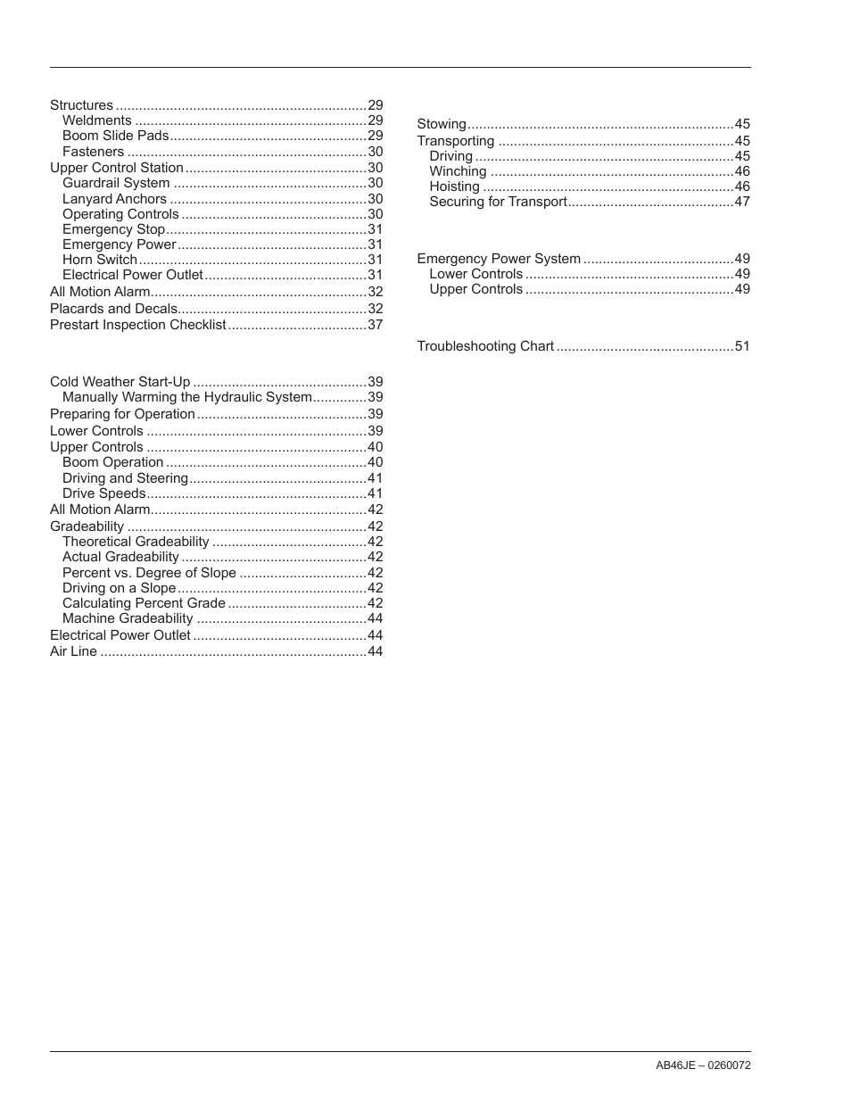 Snorkel AB46JE User Manual | Page 4 / 62