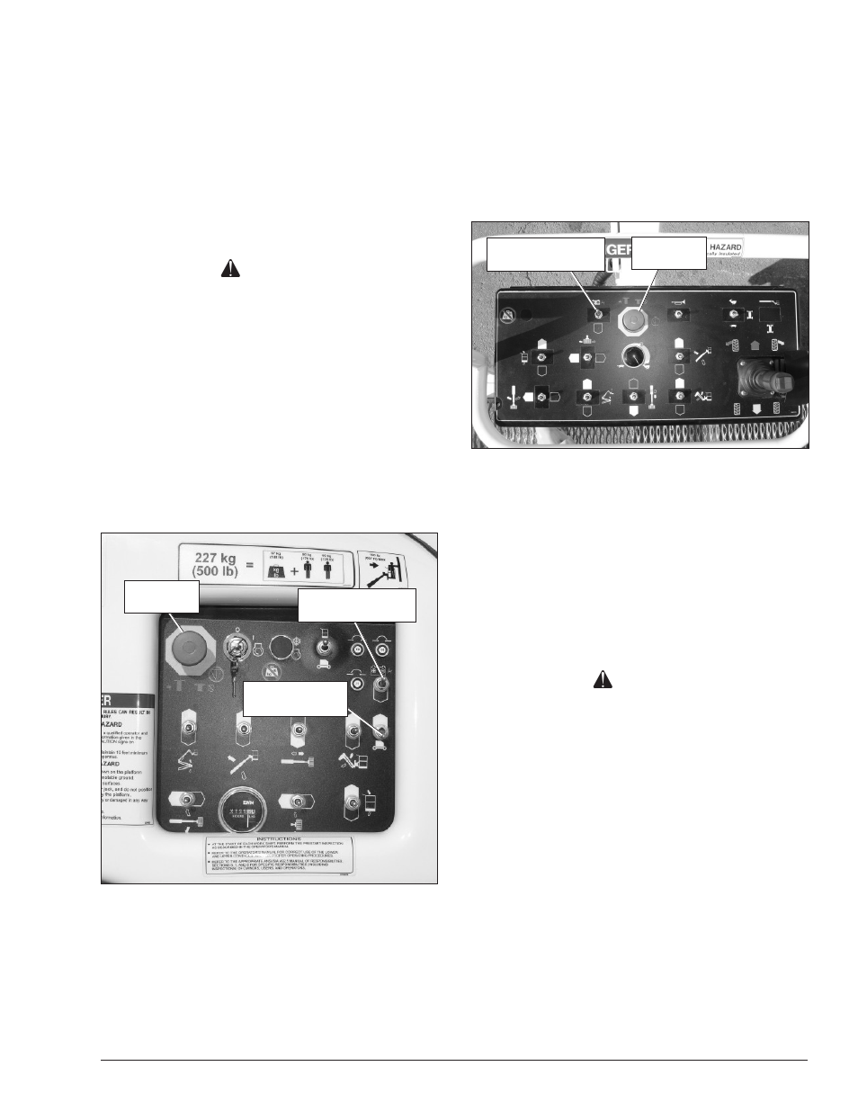 Chapter 4 – safety devices, Warning, Caution | Snorkel AB46JRT User Manual | Page 15 / 68