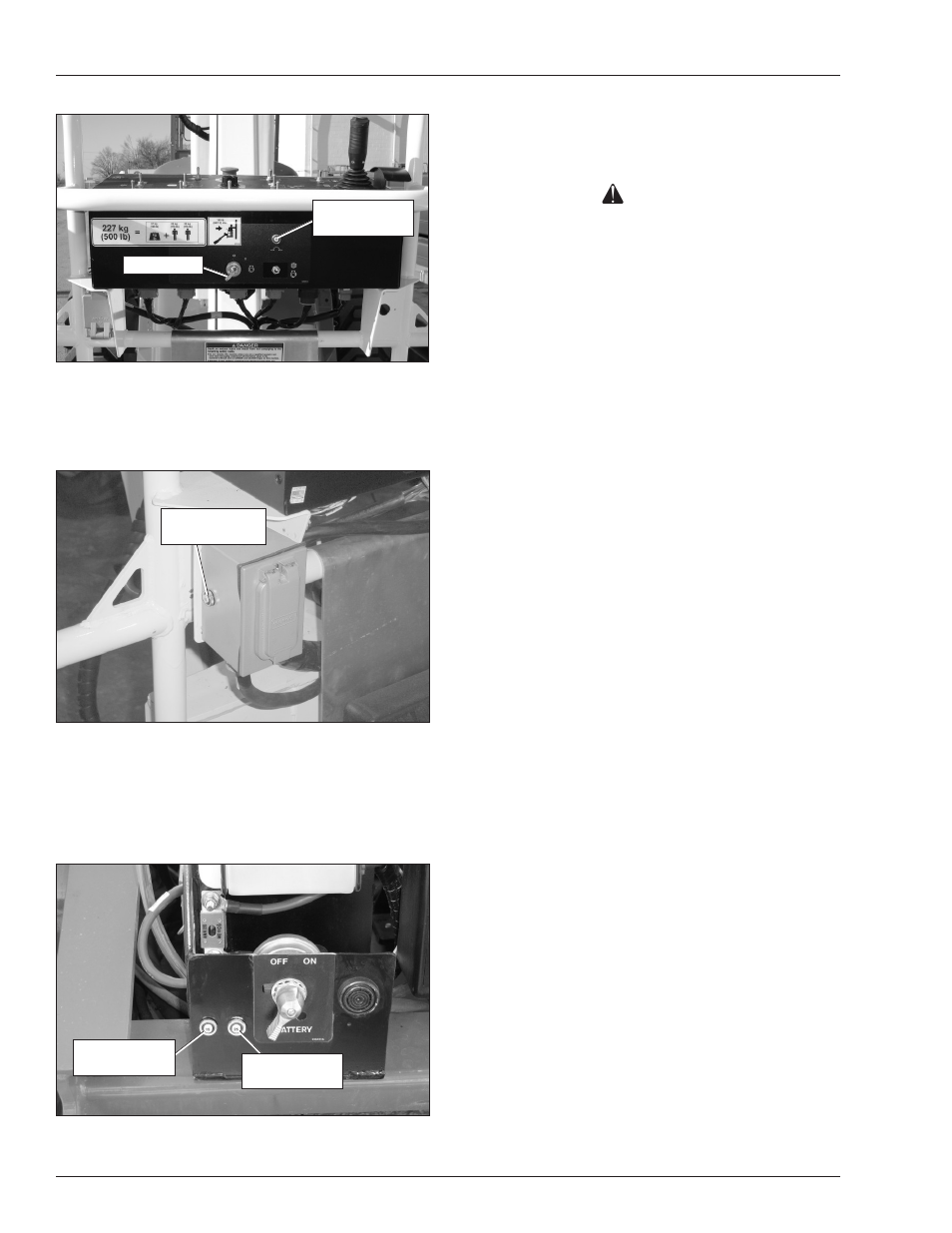 Upper controls, Preheat switch, Caution | Snorkel AB46JRT User Manual | Page 24 / 68