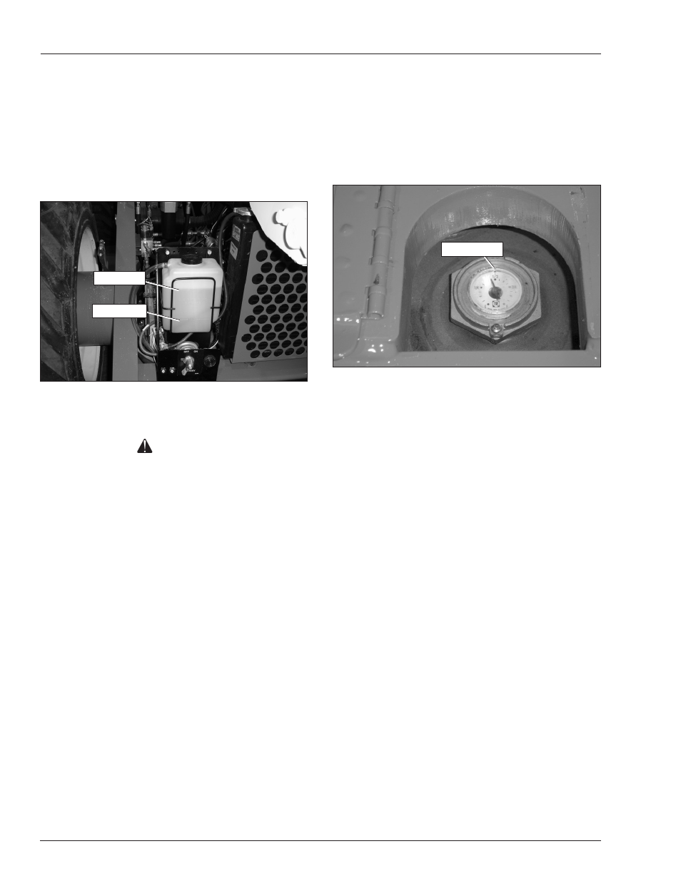 Coolant, Radiator, Fuel tank | Fuel line electrical system, Caution | Snorkel AB46JRT User Manual | Page 30 / 68