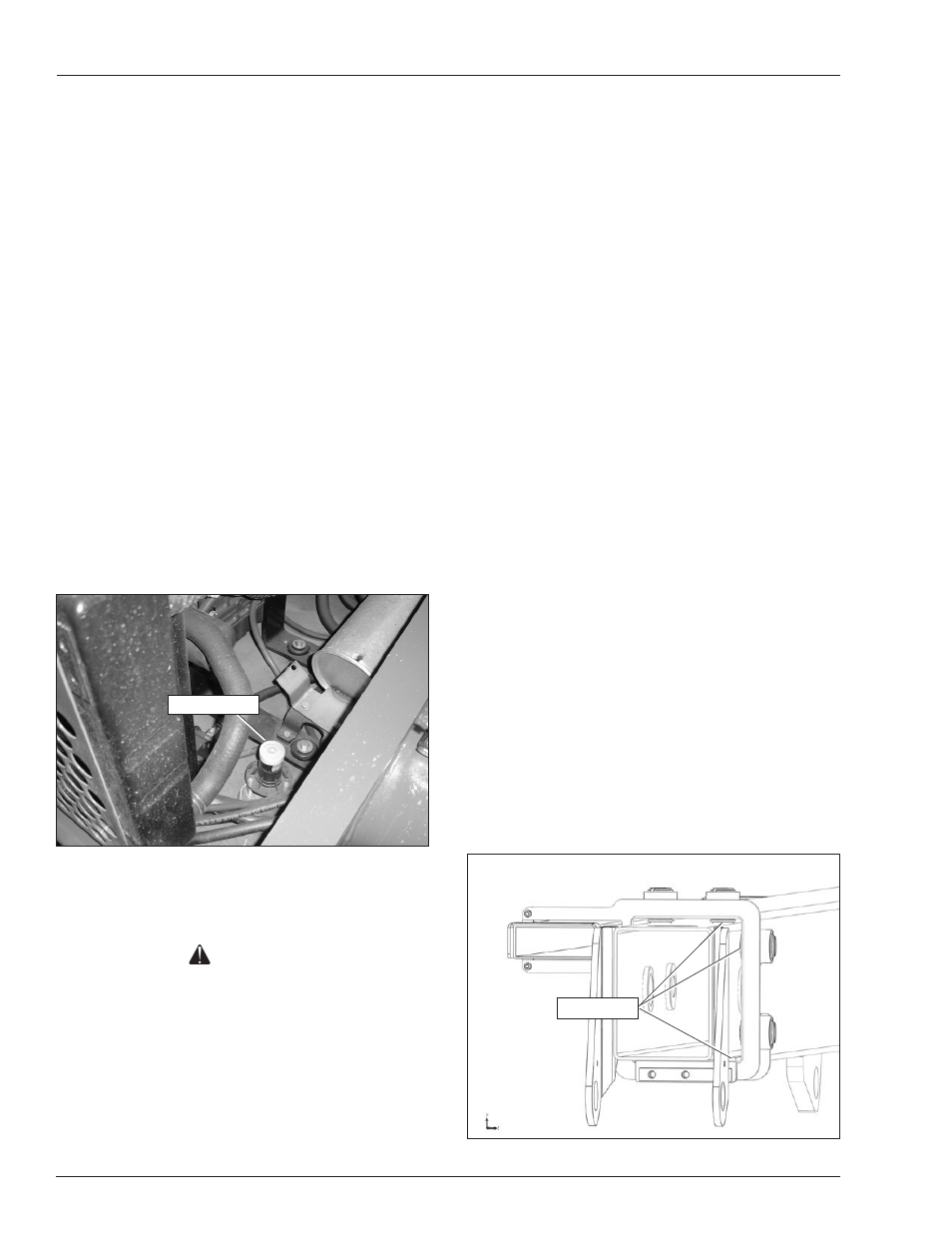 Weldments, Boom slide pads, Warning | Snorkel AB46JRT User Manual | Page 34 / 68