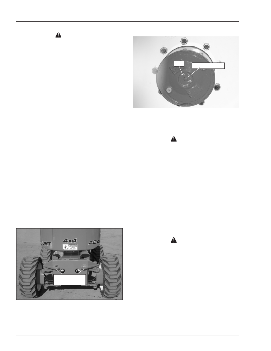 Winching, Hoisting, Danger | Warning | Snorkel AB46JRT User Manual | Page 54 / 68