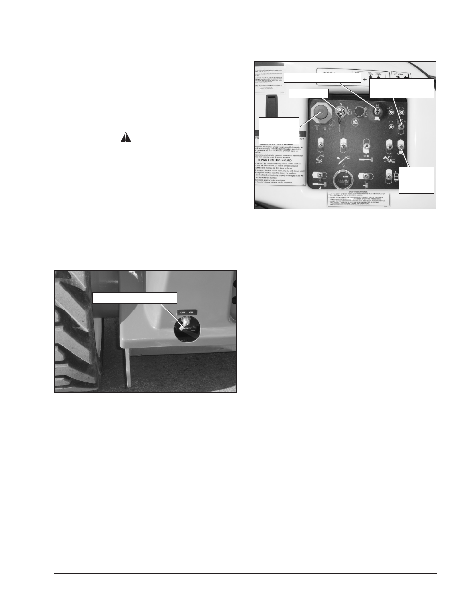 Chapter 10 – emergency operation, Emergency power system, Lower controls | Upper controls, Caution | Snorkel AB46JRT User Manual | Page 57 / 68