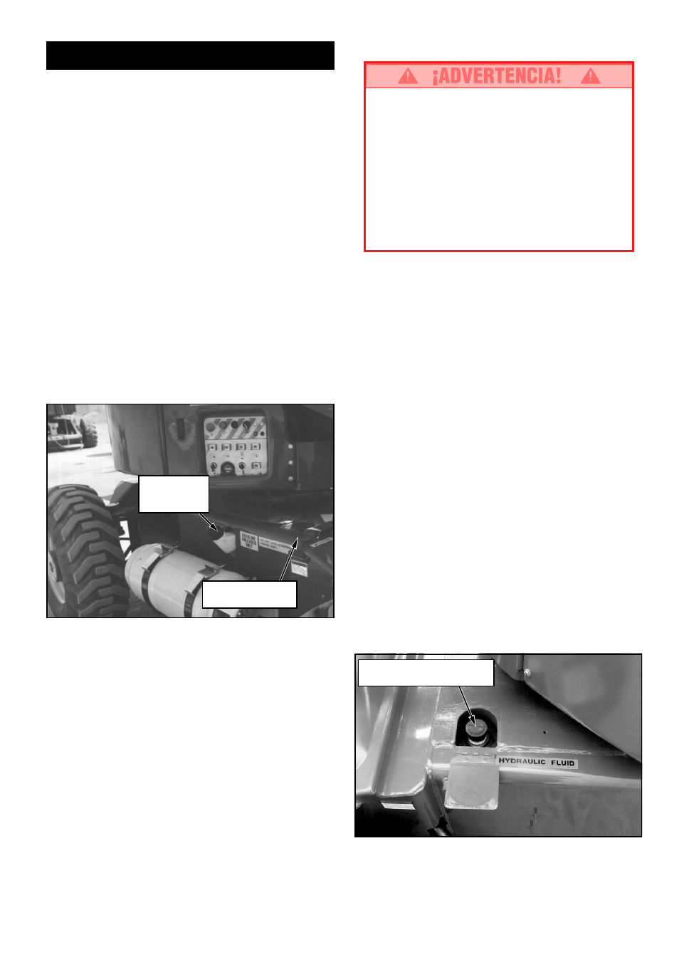 Mantenimiento, Mantenimiento de la batería, Neumáticos | Combustible gasolina, Diesel, Aceite hidráulico, Lubricación | Snorkel AB46RT-sn1000+CE User Manual | Page 43 / 48