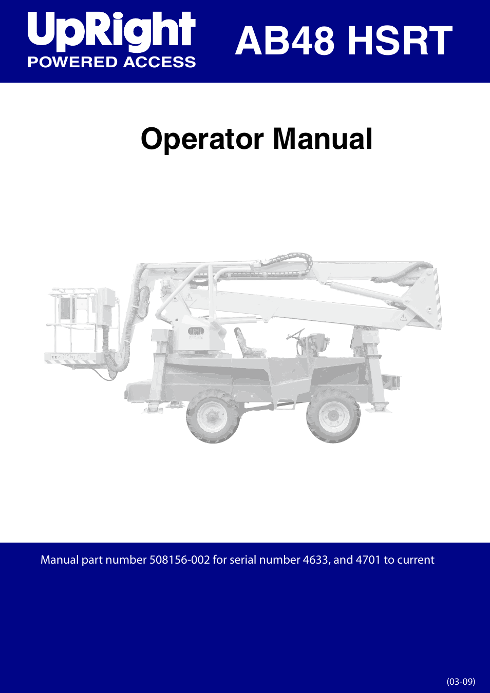 Snorkel AB48HSRT-sn4701+ User Manual | 32 pages