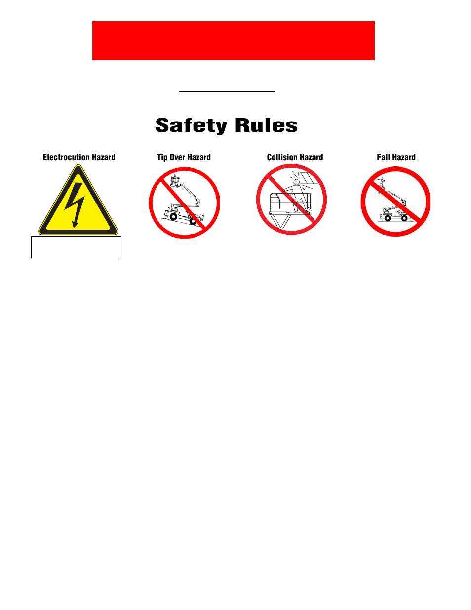 Peration, Anual, Warning | Safety rules | Snorkel AB48HSRT-sn4701+ User Manual | Page 3 / 32