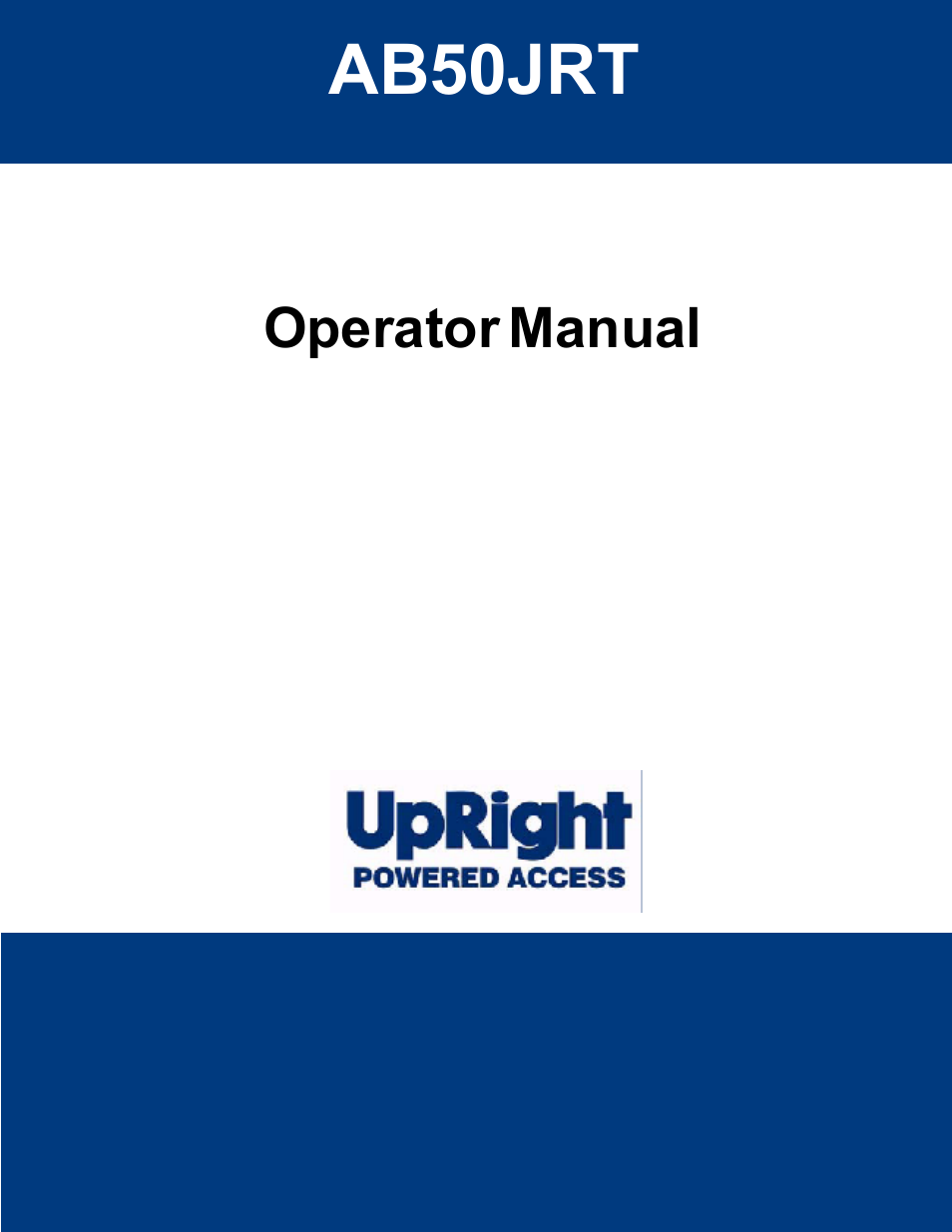 Snorkel AB50JRT User Manual | 90 pages