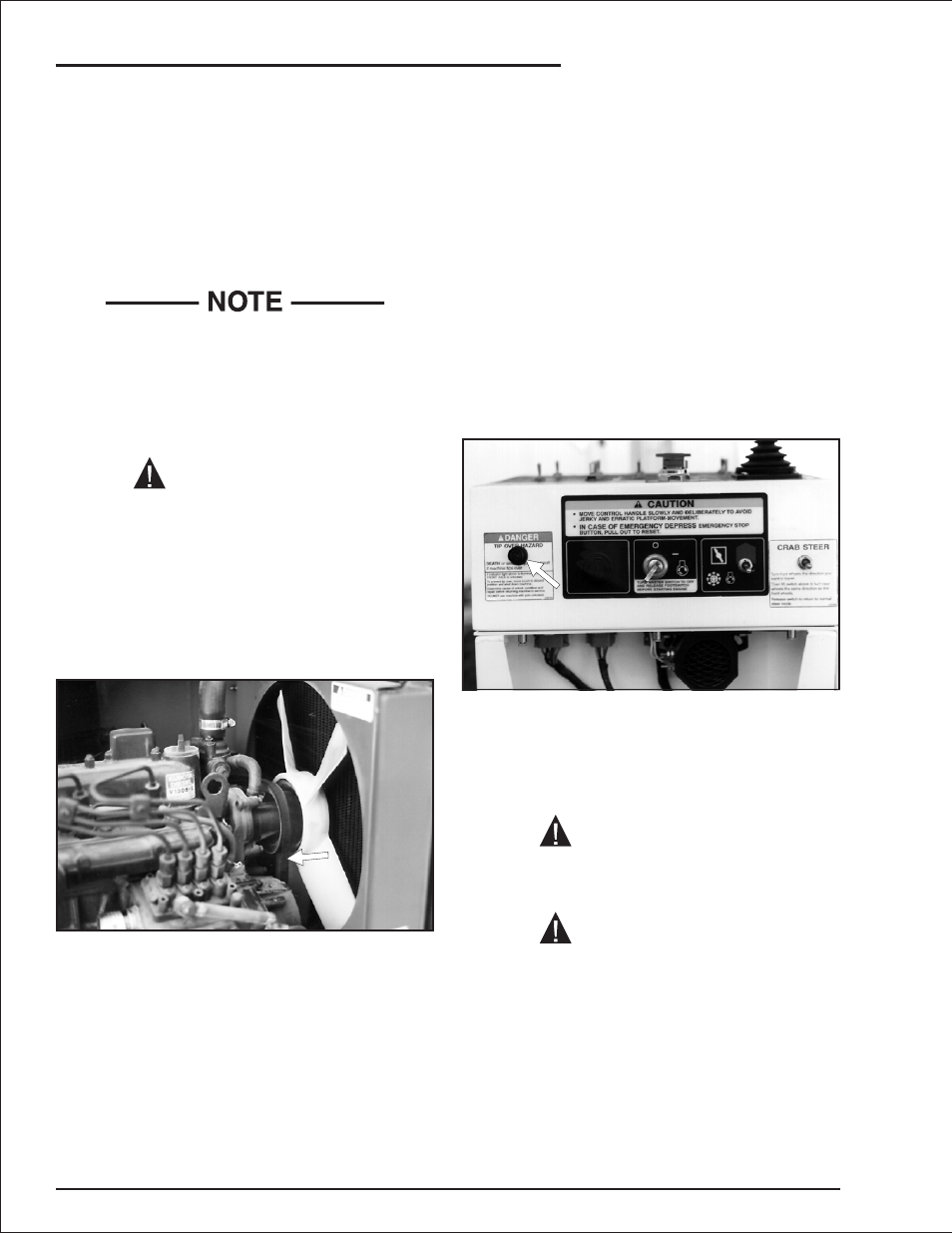 Caution danger caution | Snorkel AB50JRT User Manual | Page 21 / 90