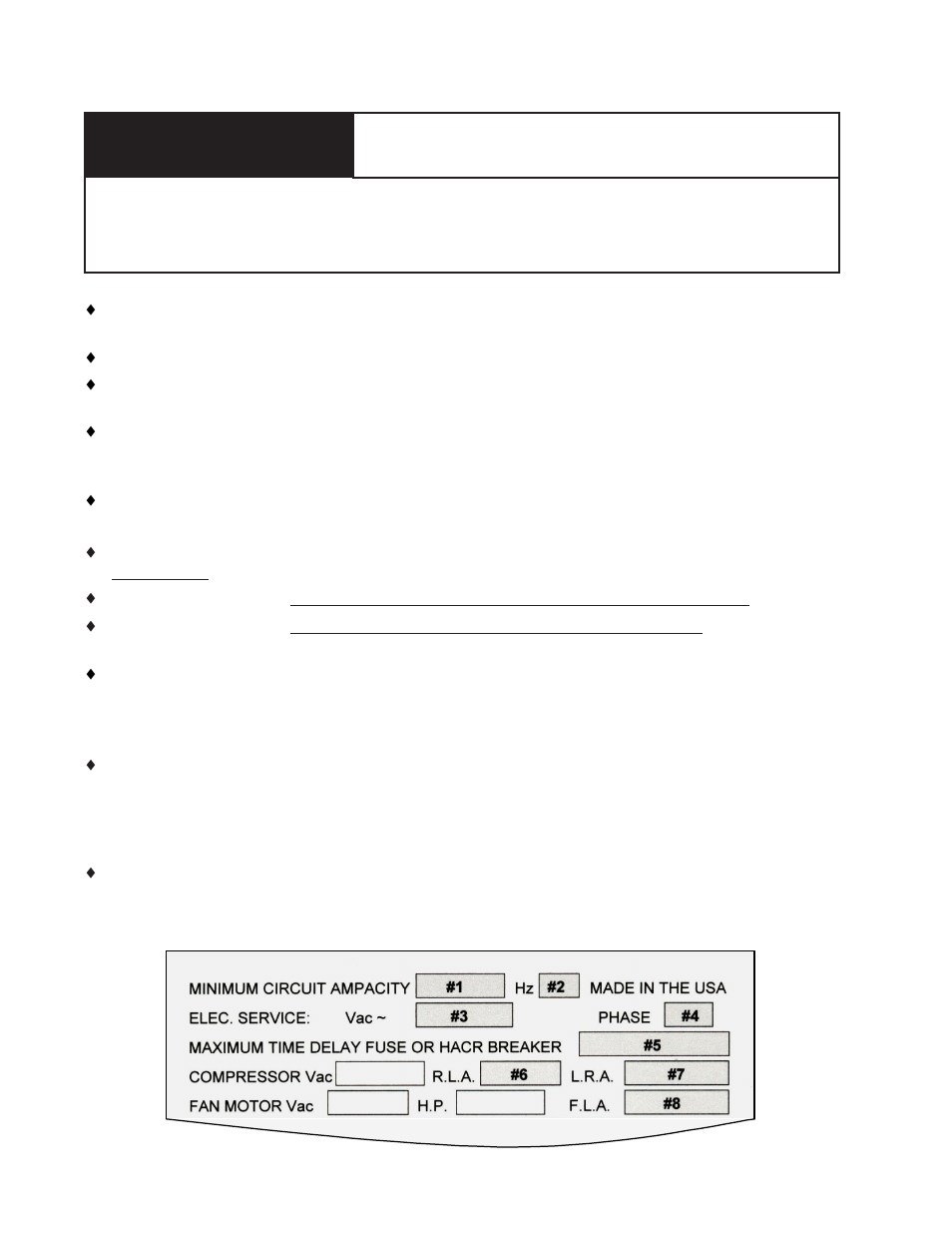 Warning, Electrical requirements | Aquacal H/AT100R User Manual | Page 16 / 44