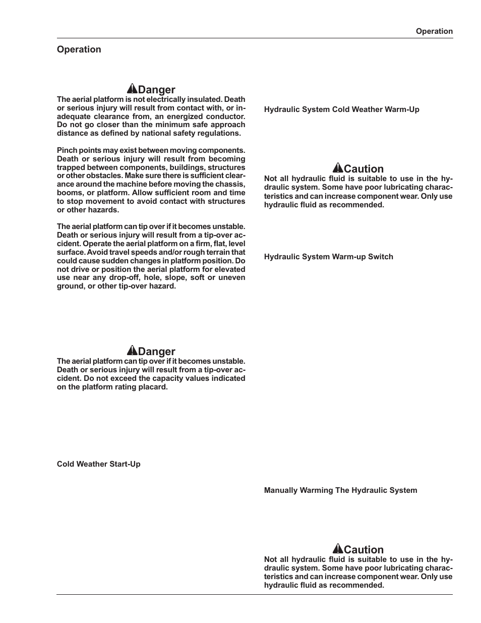 Danger, Caution | Snorkel AB60JRT-sn10000+ User Manual | Page 11 / 122