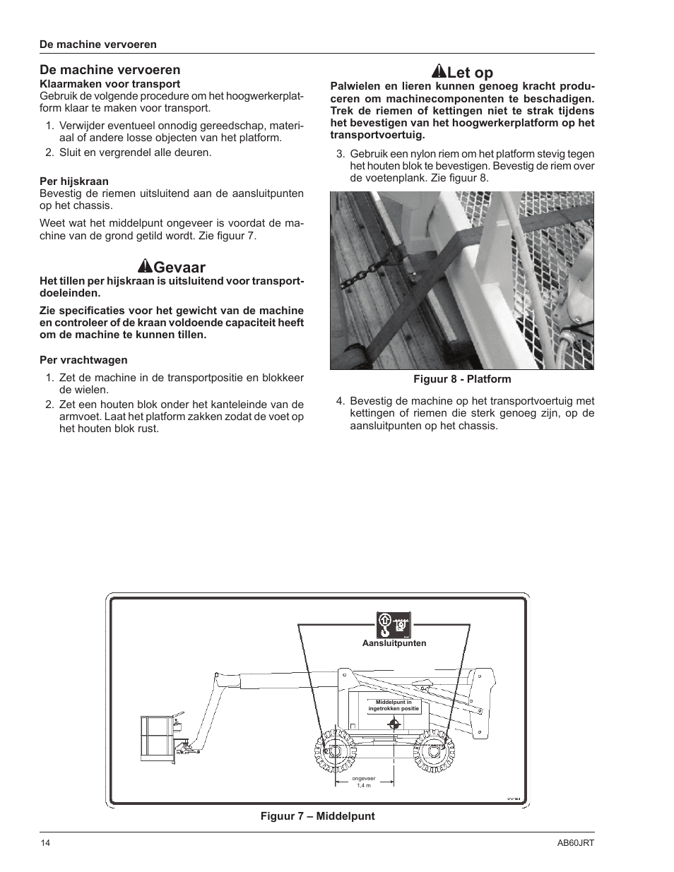 Gevaar, Let op | Snorkel AB60JRT-sn10000+ User Manual | Page 112 / 122