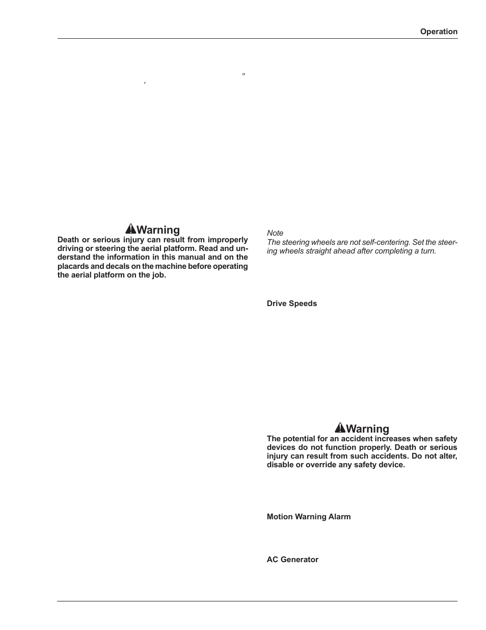 Warning | Snorkel AB60JRT-sn10000+ User Manual | Page 13 / 122