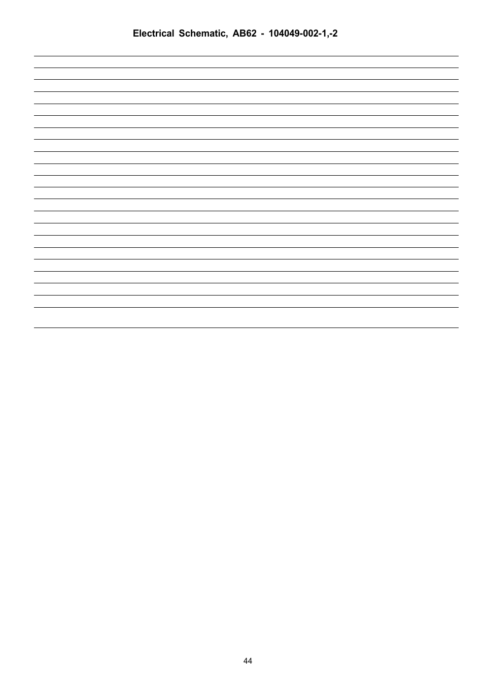 Snorkel AB62RT User Manual | Page 44 / 48