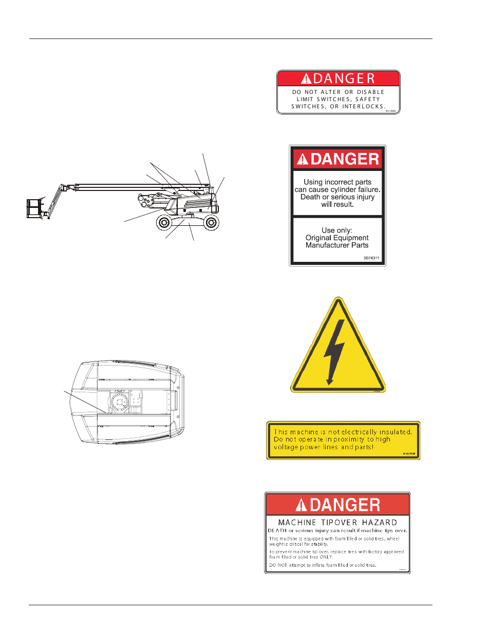 Da ng e r | Snorkel AB85RJ User Manual | Page 40 / 71
