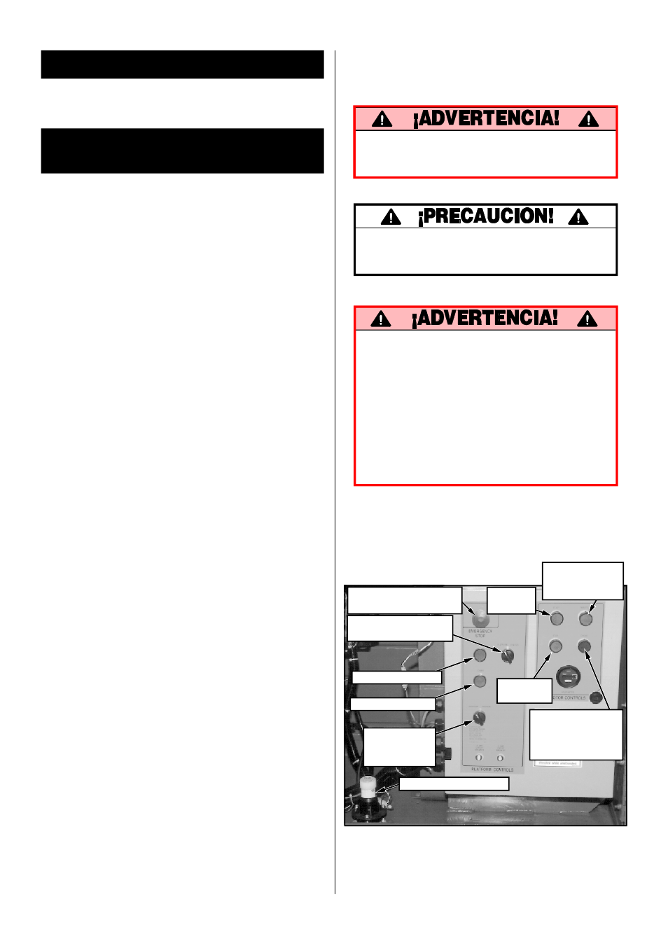 Introducción, Inspección de pre- operación y de seguridad, Inspección de funciones del sistema | Snorkel LX41-sn1001-2746 User Manual | Page 32 / 40
