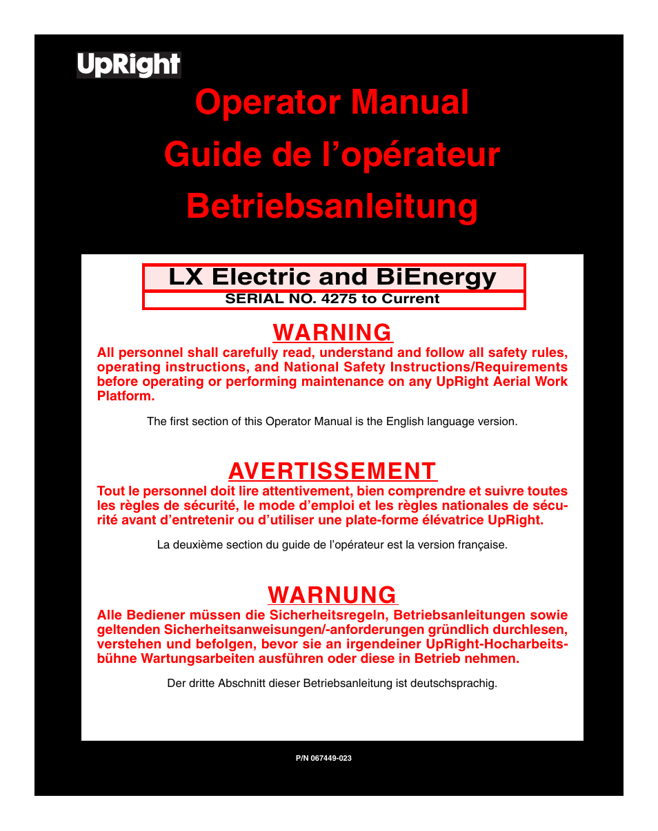 Snorkel Bi-Energy-sn4275+ User Manual | 64 pages