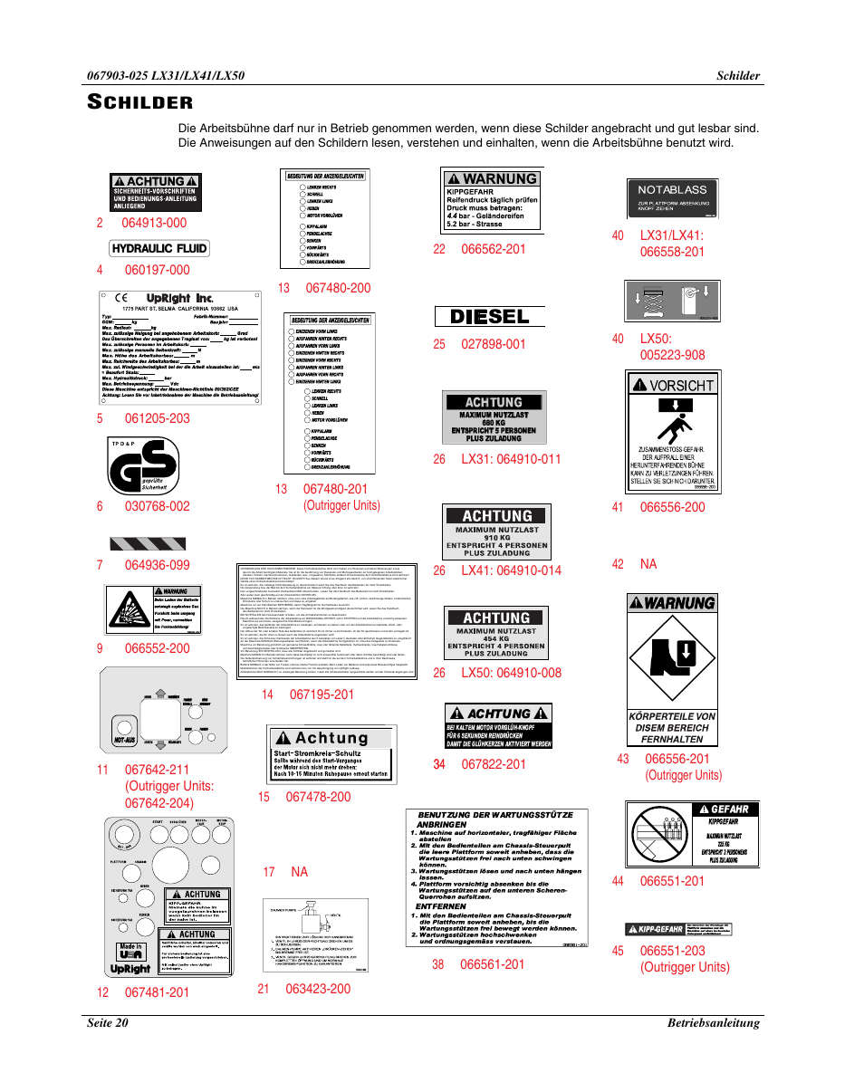 Childer | Snorkel LX50-sn4275+ User Manual | Page 66 / 72